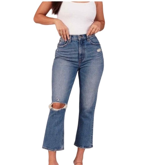 Abercrombie & Fitch Ultra High Rise Kick Flare jeans - Picture 1 of 11